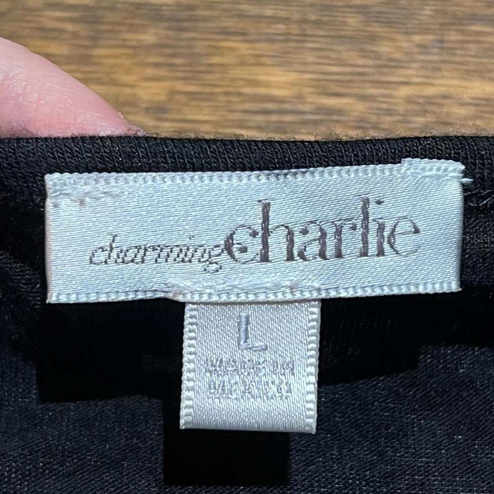 Charming Charlie Blouse Size Large - Picture 7 of 9